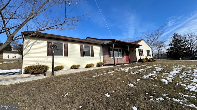 view of ranch-style house