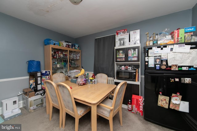 view of dining area