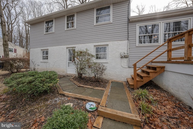 view of rear view of property