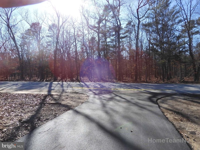 view of road