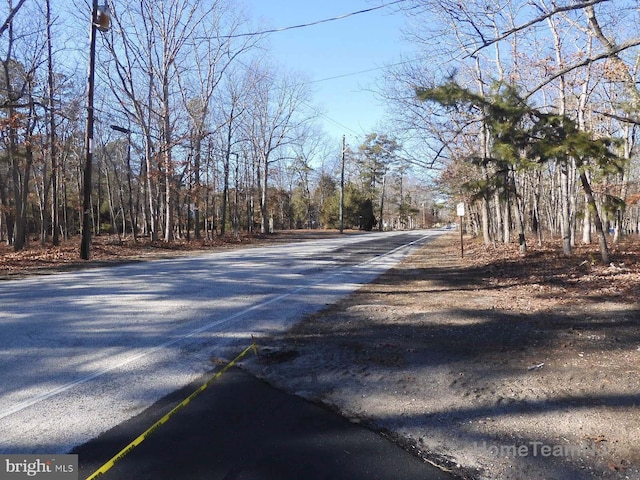 view of road