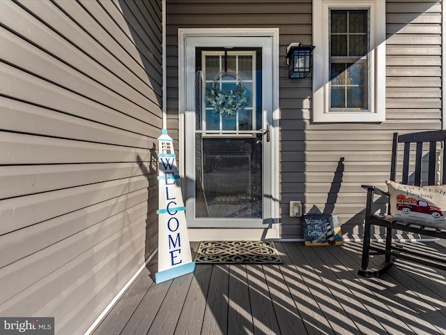 view of property entrance