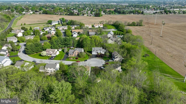 birds eye view of property featuring a residential view