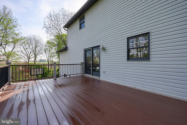 view of deck
