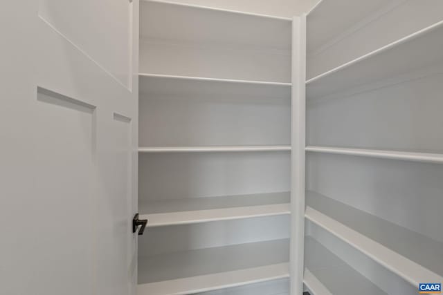 view of pantry