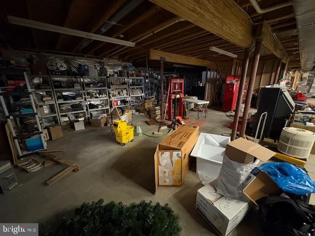 view of storage room