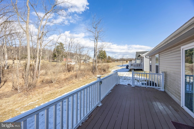 view of deck