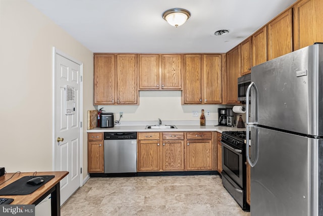 kitchen featuring sink and stainless steel appliances