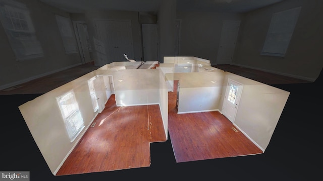 12459 Charter Oak Ct, Waldorf, MD 20601 - unfurnished dining area featuring dark wood-type flooring