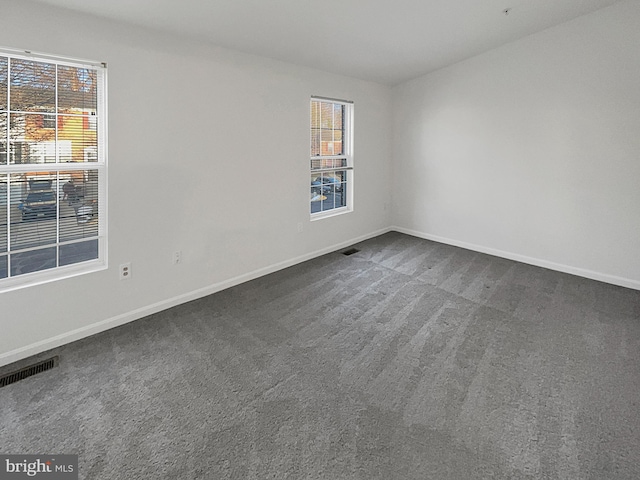 spare room featuring carpet floors