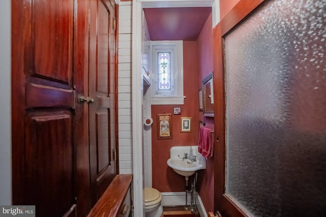 bathroom with toilet