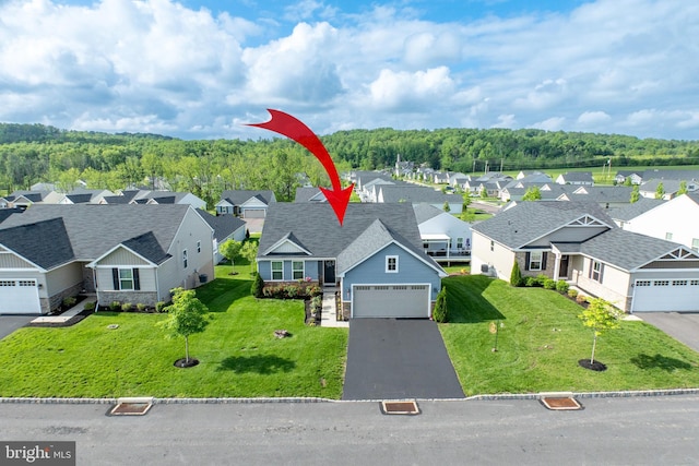 108 Zachary Way, Pottstown, PA 19464 - aerial perspective of suburban area featuring a forest