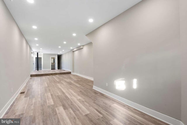 interior space featuring light hardwood / wood-style flooring