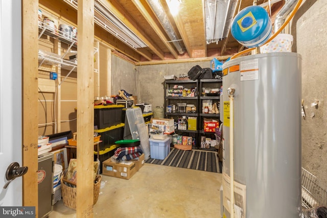 view of storage room