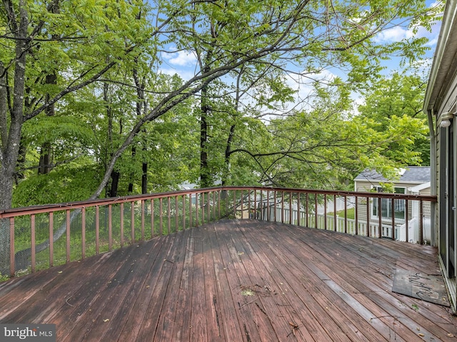 view of deck