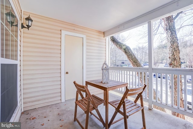 sunroom / solarium featuring a wealth of natural light