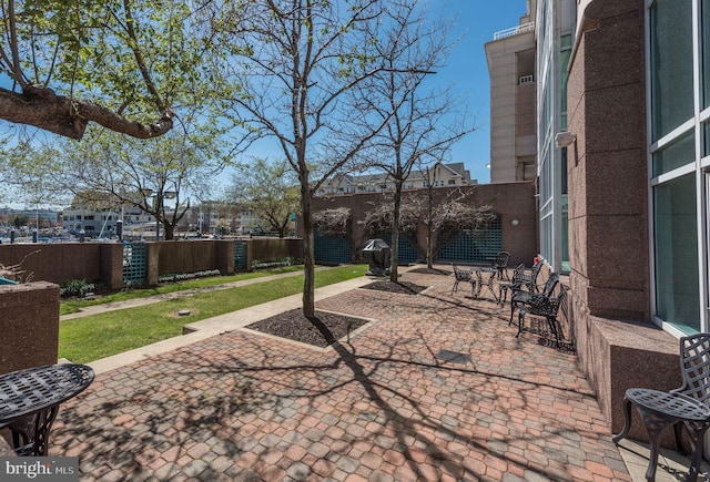 view of patio