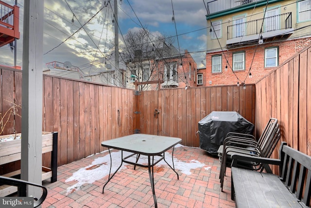 view of patio / terrace with grilling area