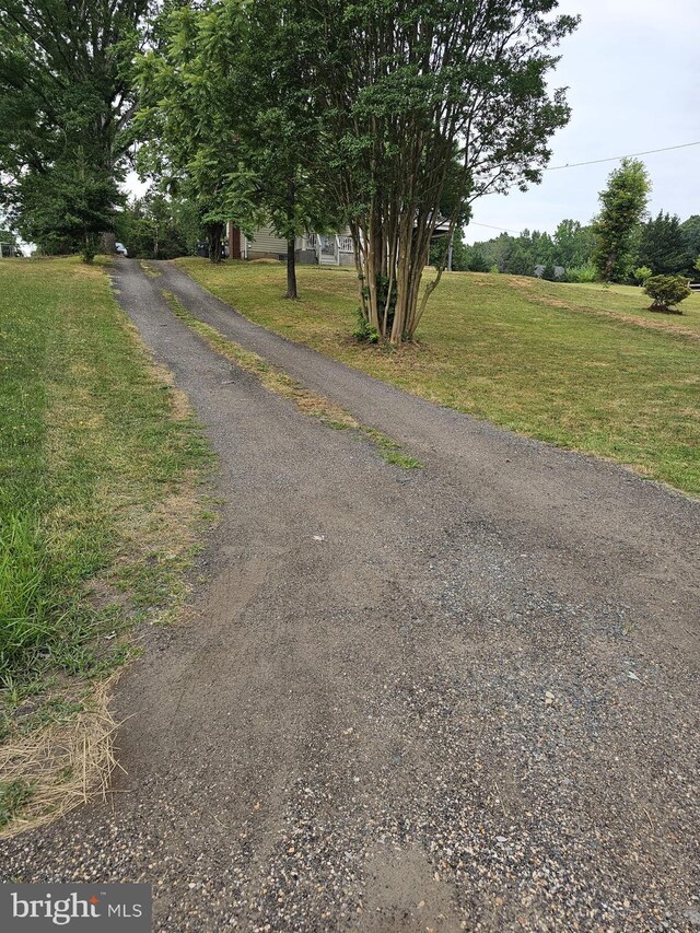 view of road