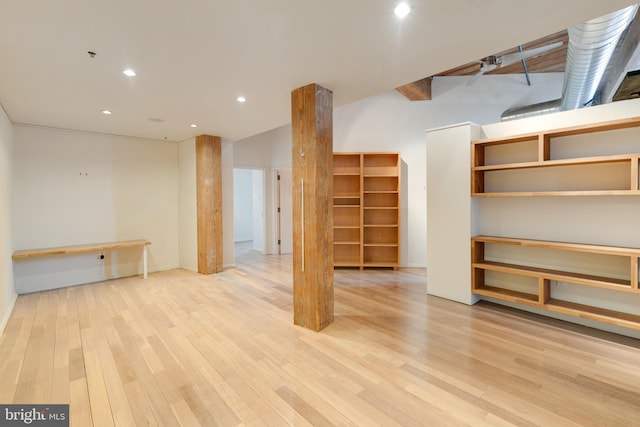 interior space featuring light hardwood / wood-style flooring