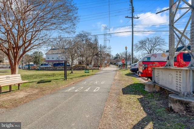 view of road