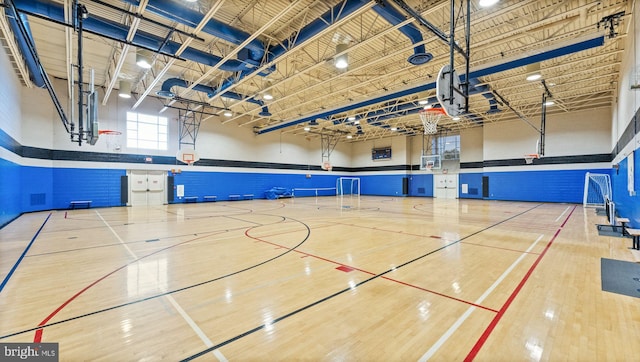 view of basketball court