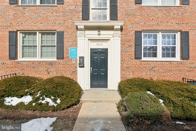 view of property entrance