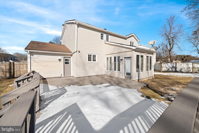 view of rear view of house