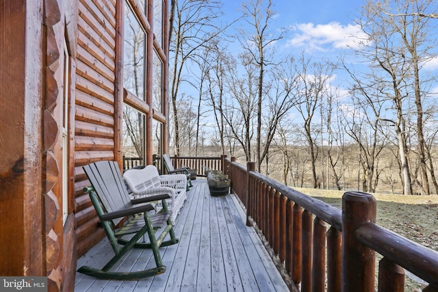 view of deck