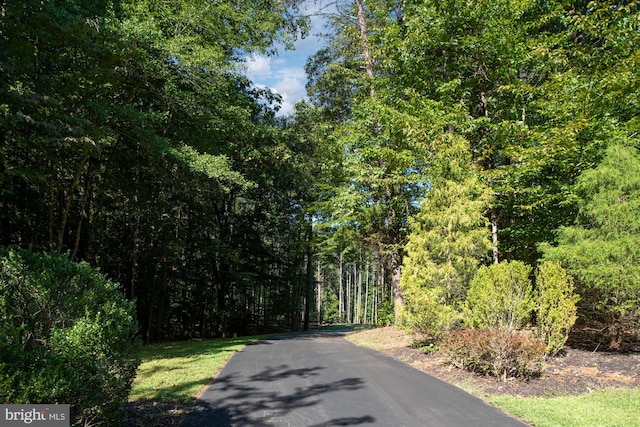 view of road