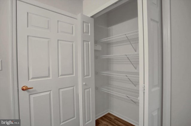 view of closet