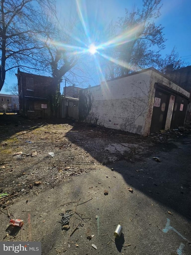 view of side of home