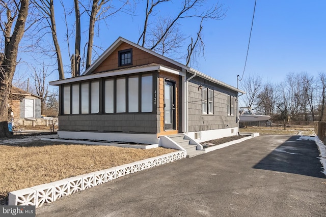 view of front of home