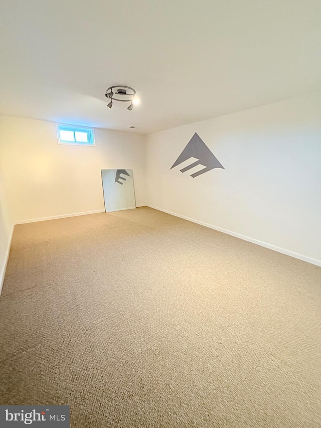 interior space with carpet floors