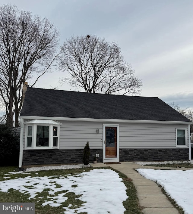 view of front of home