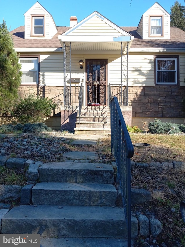 view of front of home