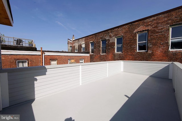 view of patio / terrace with fence