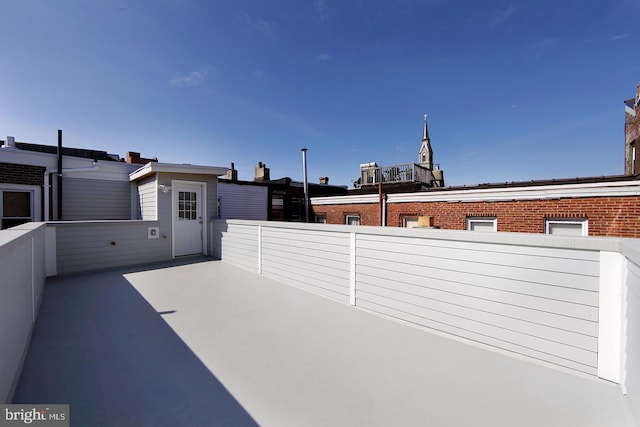 view of patio / terrace with fence