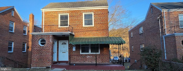 view of front of home