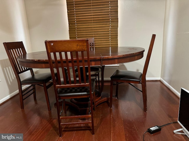 dining room featuring hardwood / wood-style floors