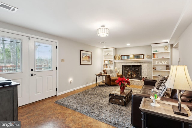 view of living room