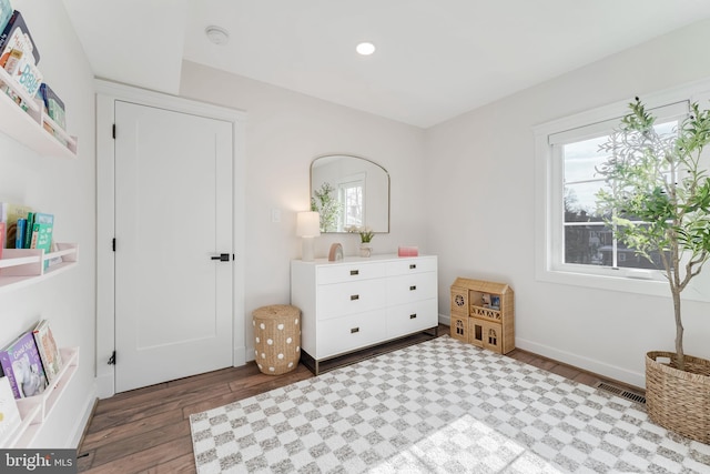 interior space featuring hardwood / wood-style floors