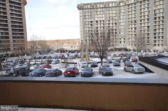 view of vehicle parking