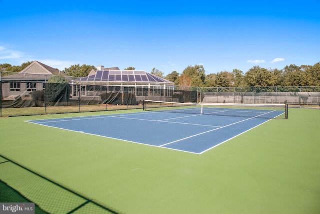 view of sport court