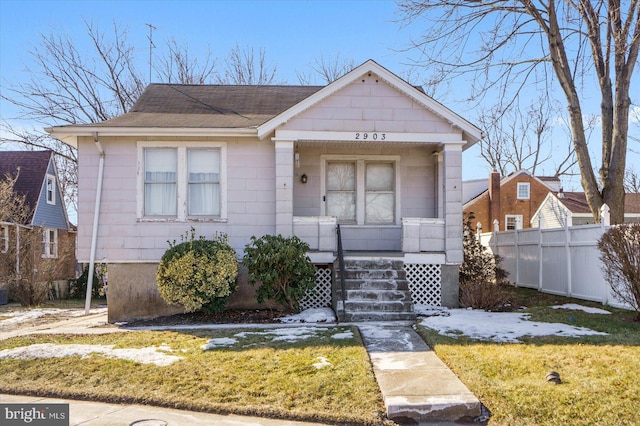 view of front of home