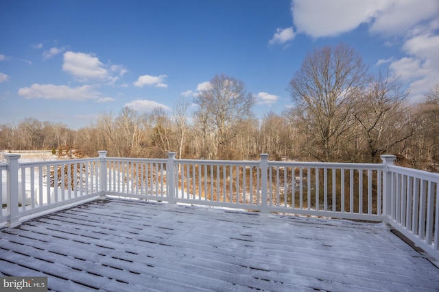 view of deck