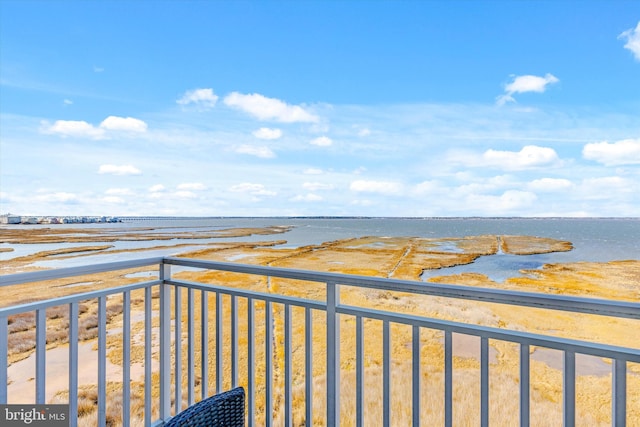 view of water feature