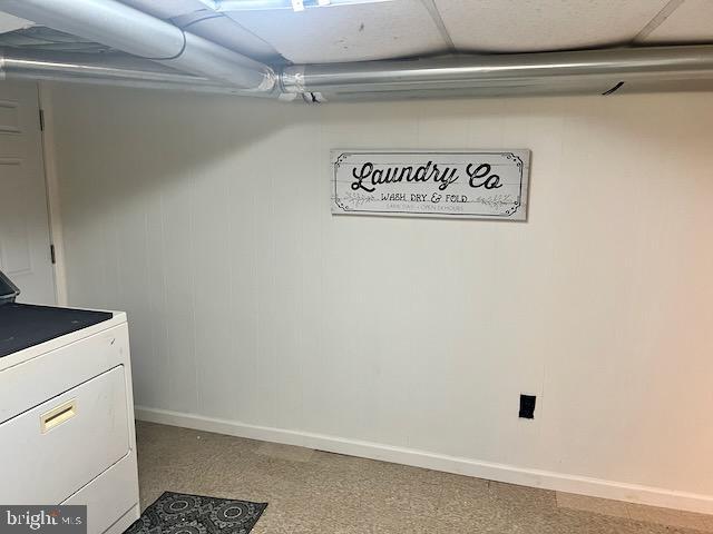 laundry area featuring washer / clothes dryer