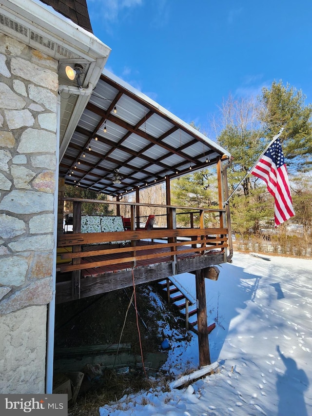 980 Creek Rd, Downingtown, PA 19335 - dock area featuring a wooden deck