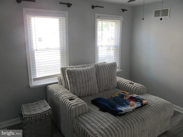 348 Broad St, Mount Holly, NJ 08060 - bedroom featuring baseboards and wood finished floors